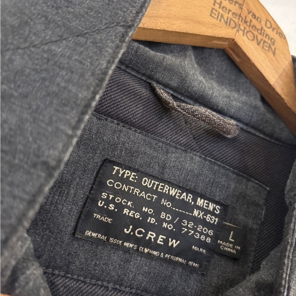 Vintage J Crew NX-631 Sussex Quilted Jacket Military - Picture 3 of 4